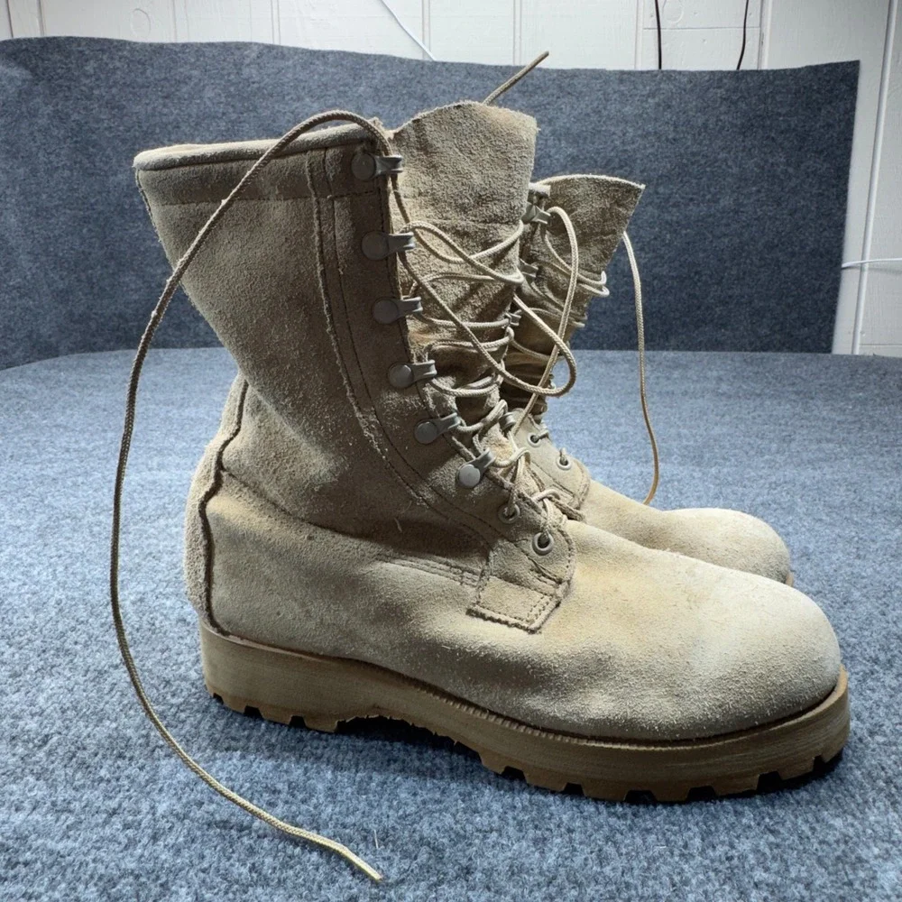 Belleville Boots Mens 10.5 R Tan Gore-Tex Combat Waterproof Military Vibram 650